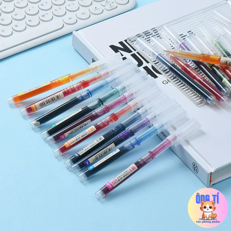 Bút gel nước ZUIXUA 0.5mm nhiều màu nhanh khô