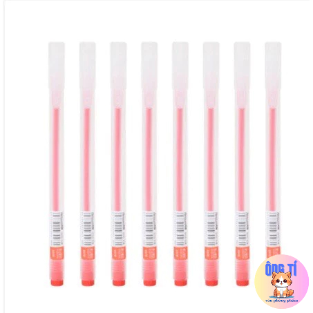Combo 10 Bút mực Gel 0.5mm ba màu đen đỏ xanh