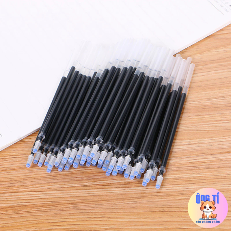 Combo 10 Bút mực Gel 0.5mm ba màu đen đỏ xanh