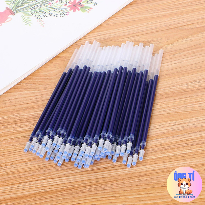 Combo 10 Bút mực Gel 0.5mm ba màu đen đỏ xanh