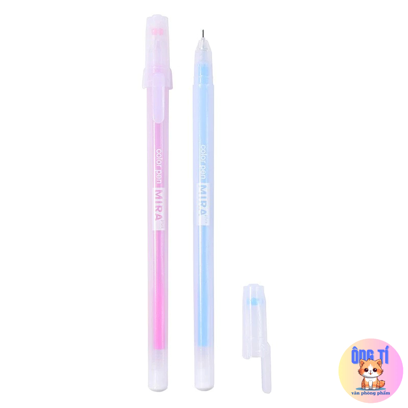 Bút Mira 12 màu 0.5mm ,bút gel nhiều màu phong cách Hàn Quốc văn phòng phẩm
