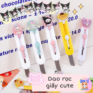 Dao dọc giấy cute mini tiện lợi gắn charm dễ thương