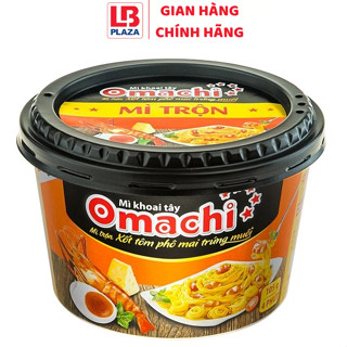 Mì trộn Omachi xốt tôm phô mai trứng muối hộp 105g
