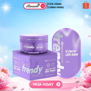 Kem Body Trendy tím Meea dịch chiết lên men giúp dưỡng trắng da vượt trội, chống nắng, an toàn thân thiện với làn da