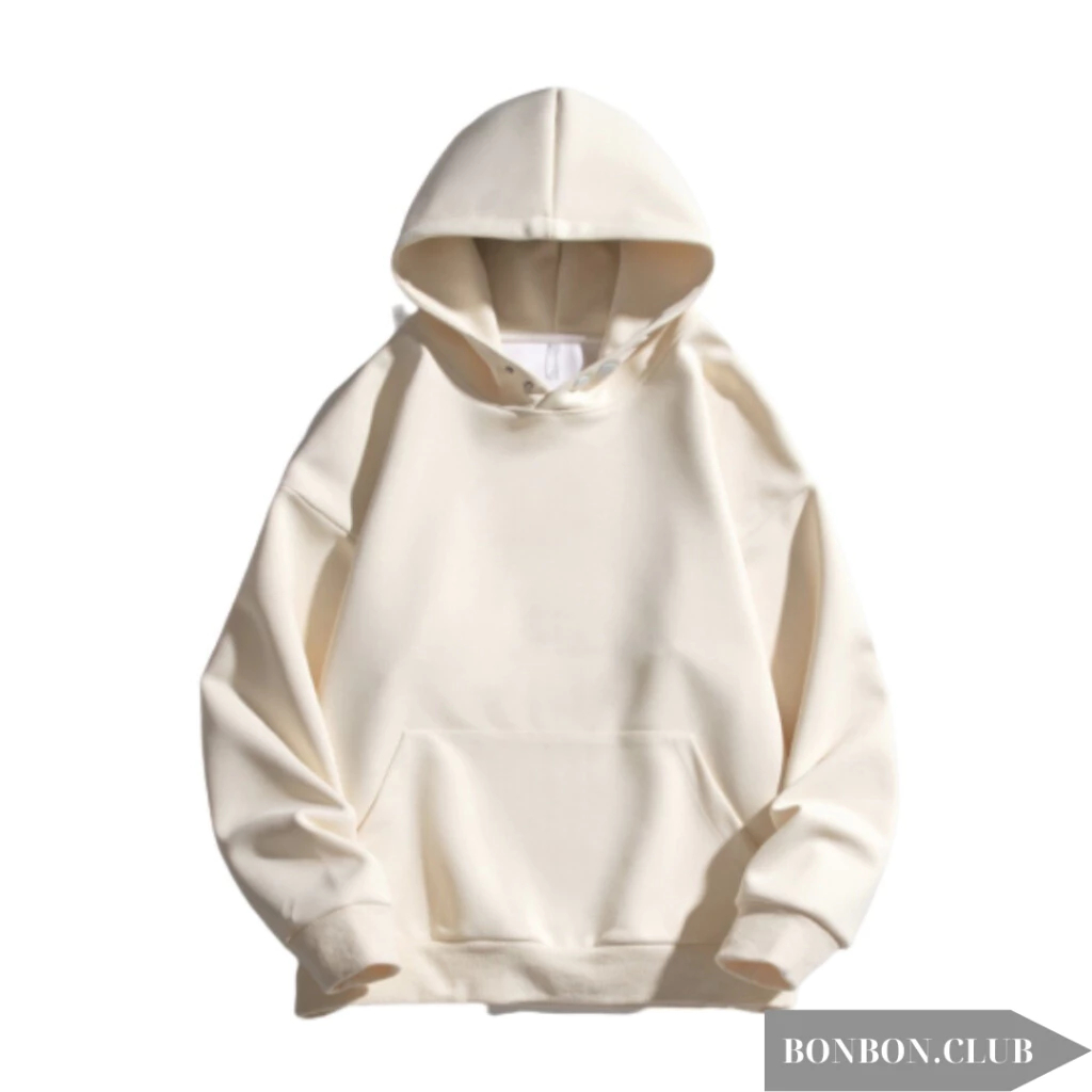 Áo Hoodie Nữ, Nam Form Rộng Mũ To Cúc Bấm Tay Phồng Unisex Oversize. Áo Khoác Nỉ Localbrand Kute Mác Cao Su Tem Lụa