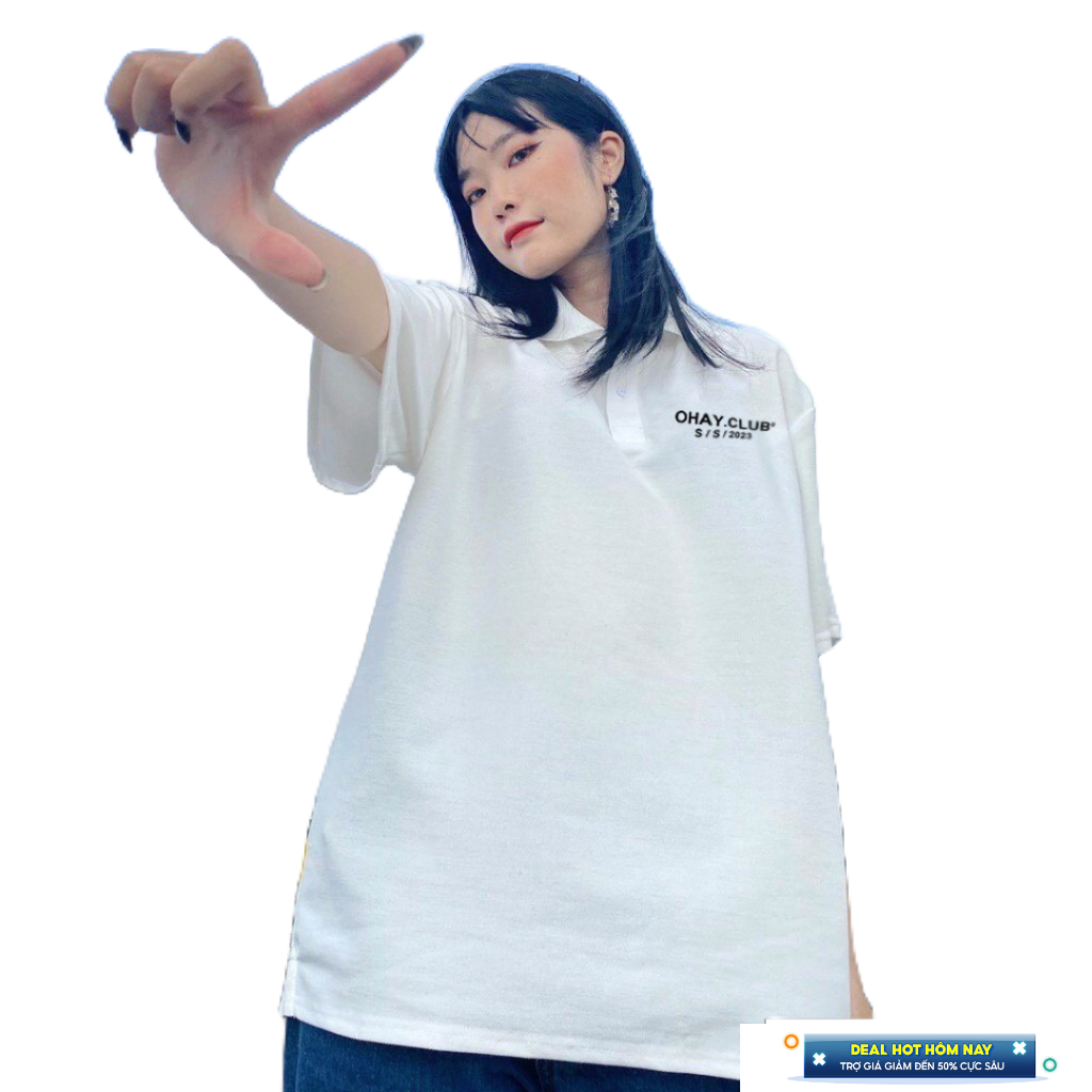 Áo Thun Nam, Nữ Form Rộng Tay Lỡ.  Áo Phông ODIN UNISEX Polo Local Brand Oversize Đen Trắng Chất Vải Cá Sấu