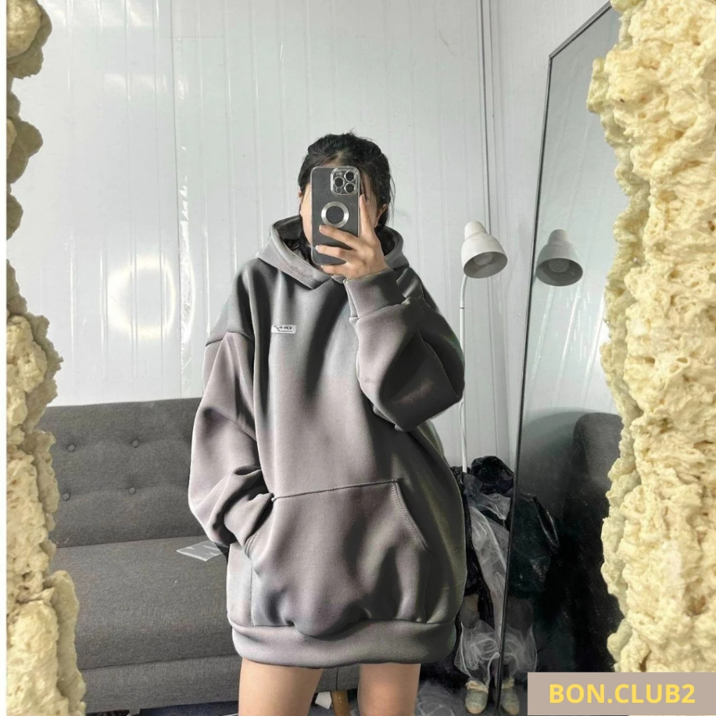 Áo Hoodie Nữ, Nam Form Rộng Mũ To Cúc Bấm Tay Phồng Unisex Oversize. Áo Khoác Nỉ Localbrand Kute Mác Cao Su Tem Lụa