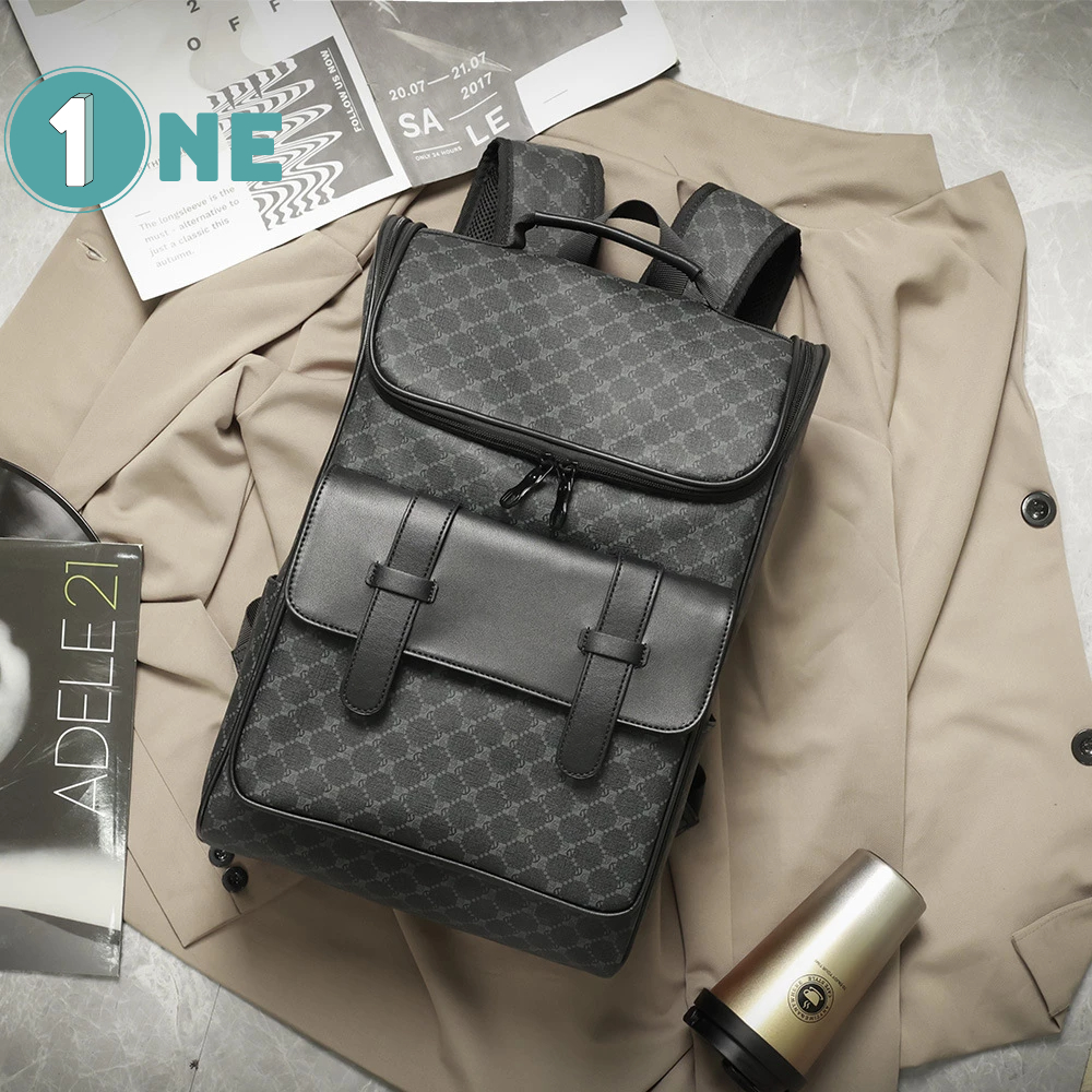 Balo Da Nắp Gập Thời Trang Nam Nữ Unisex ,Đựng Laptop 15,6 inh-Chống Nước,Kiểu Dáng Trẻ Trung, Cá Tính