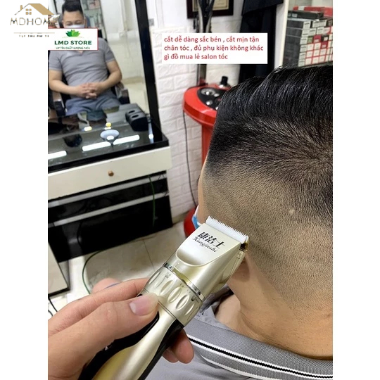❌Bán Lỗ❌Tông đơ cắt tóc Full phụ kiện cắt tóc chuyên nghiệp dùng cho gia đình Cho salon MD Home