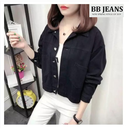 Áo khoác kaki nữ nút lưng  form lững dài áo tầm 45-46cm freesize 39-58kg