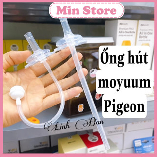 Tay cầm và ống hút cho bình sữa Moyuum, pigeon, grosmimi, tovimoly lanshion, ou wish