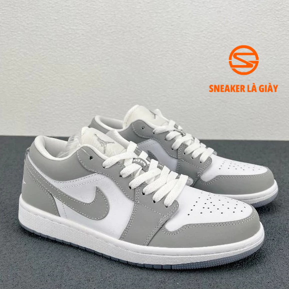 Giày Air Jordan 1 Low Wolf Grey - BẢN CAO CẤP | FULLBOX