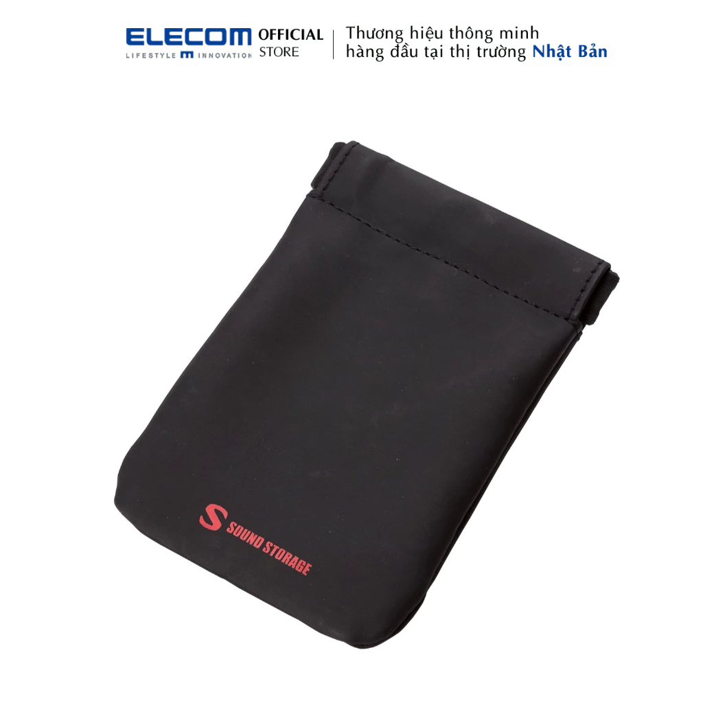 Túi đựng tai nghe ELECOM AV-EPLBK