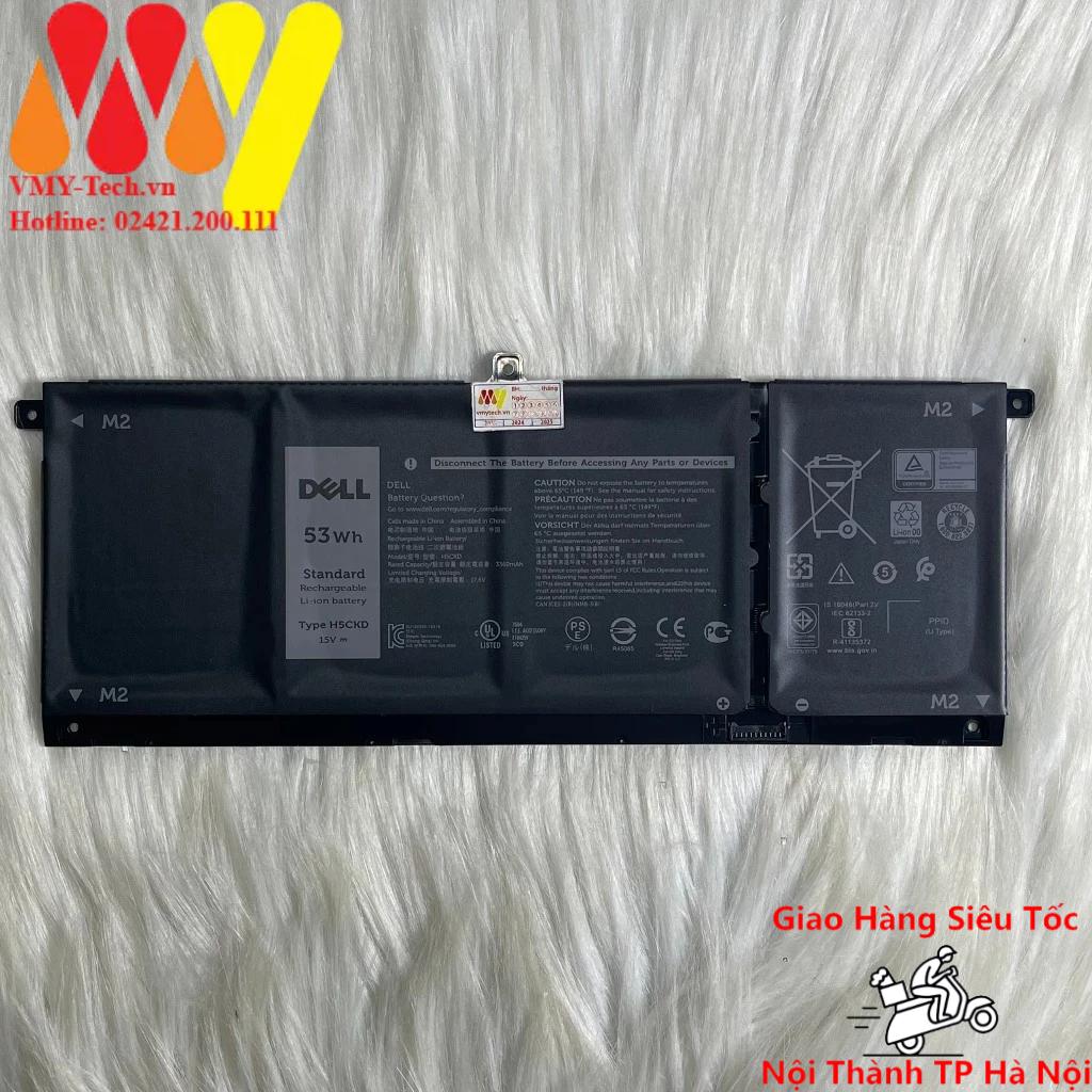 Pin laptop Dell Latitude 3410 3510, Vostro 5300 5401 5402 5501 5502, H5CKD  JK6Y6