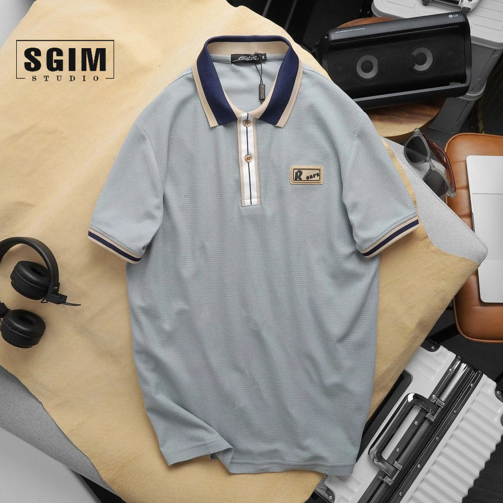 Áo polo nam Rears cao cấp, Thun cá sấu cotton lục giác thoáng mát  | Sgimstudio