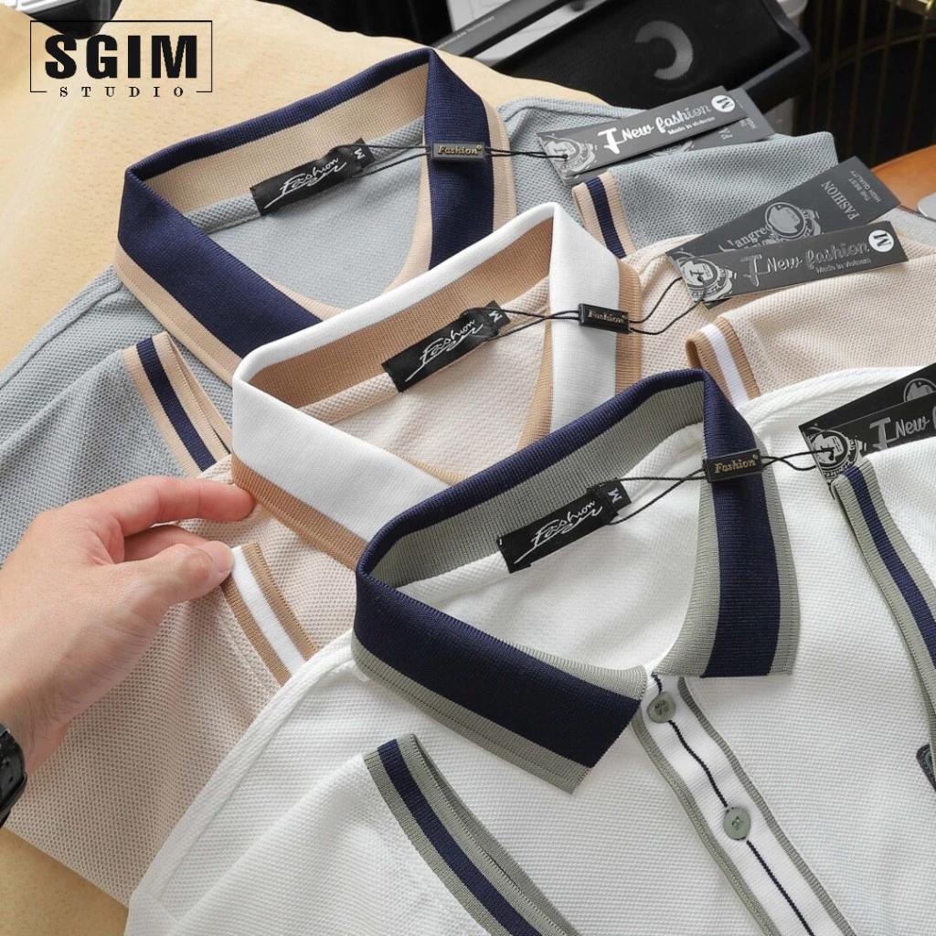 Áo polo nam Rears cao cấp, Thun cá sấu cotton lục giác thoáng mát  | Sgimstudio