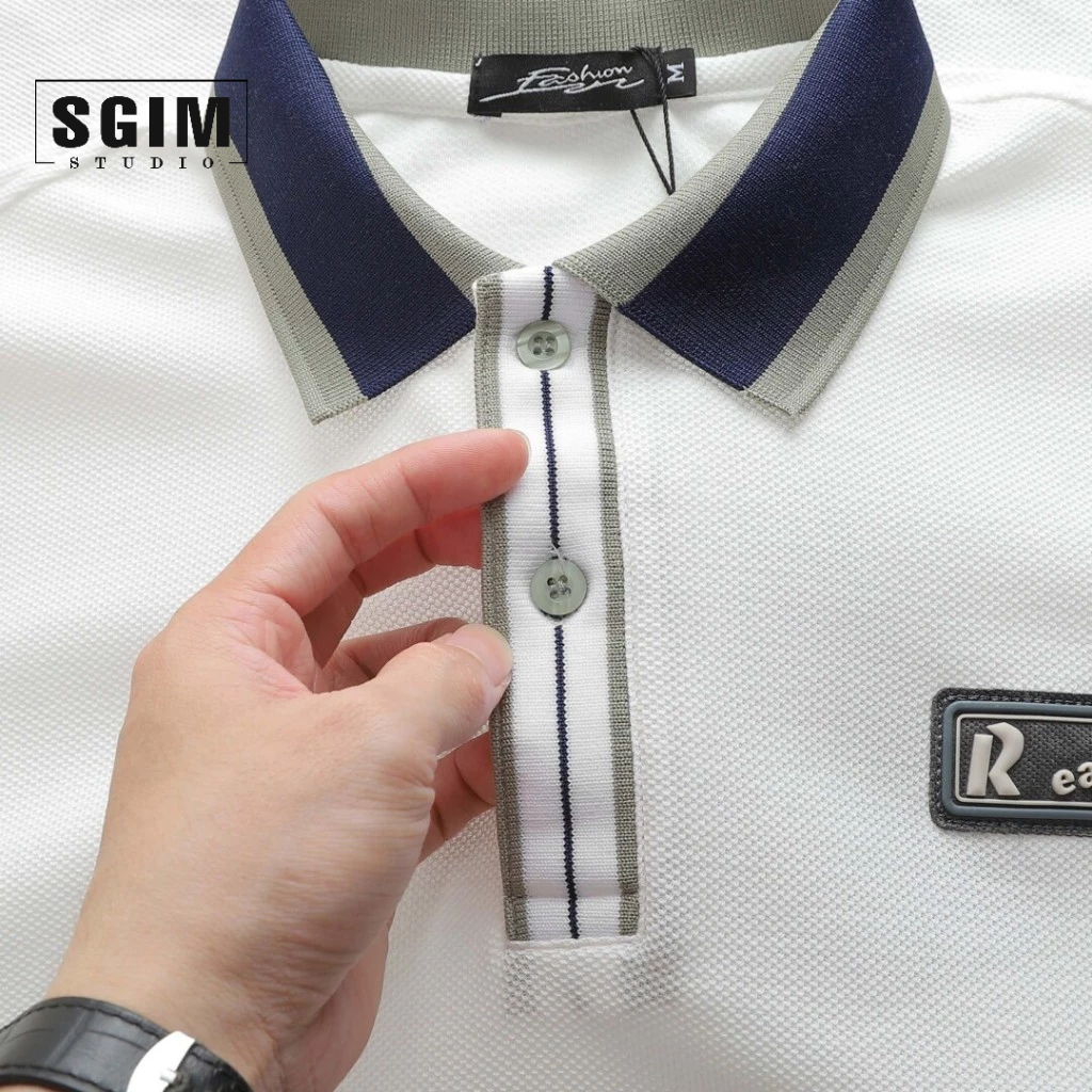 Áo polo nam Rears cao cấp, Thun cá sấu cotton lục giác thoáng mát  | Sgimstudio