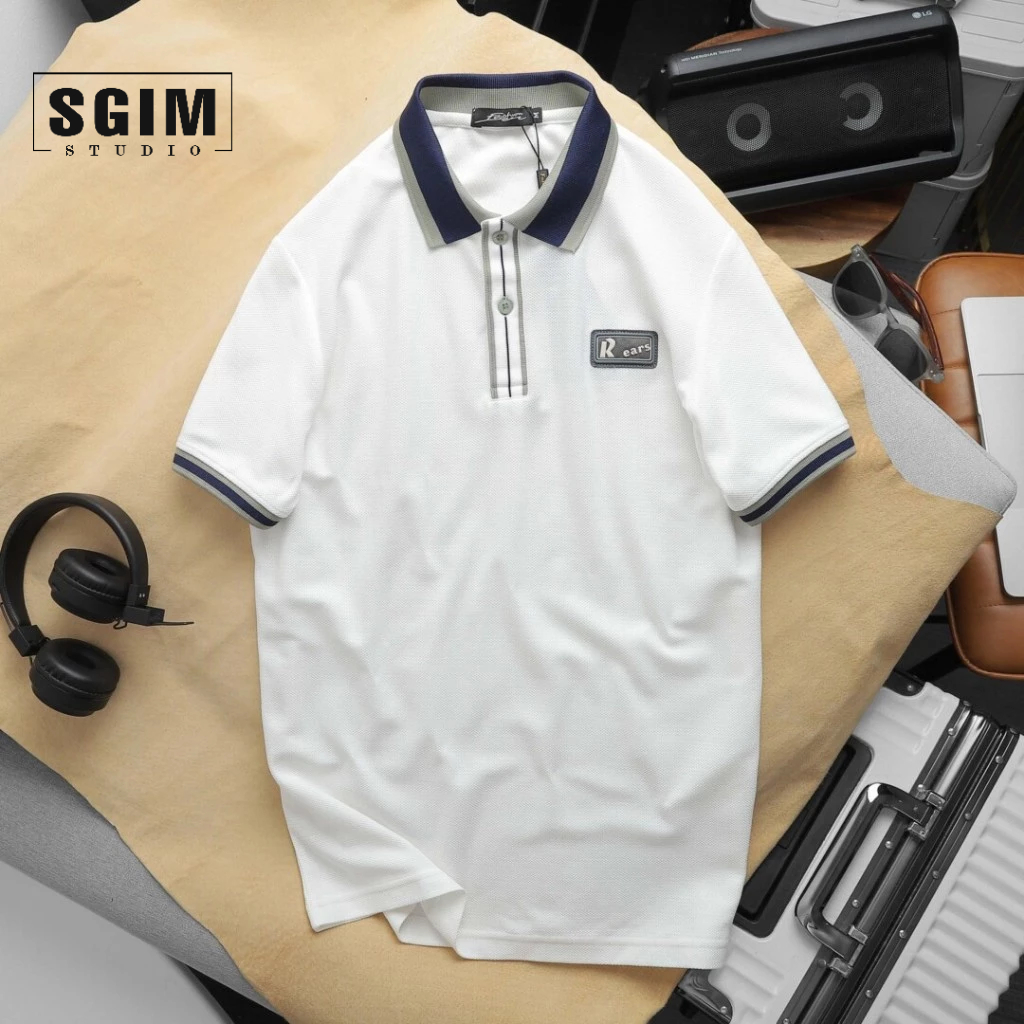 Áo polo nam Rears cao cấp, Thun cá sấu cotton lục giác thoáng mát  | Sgimstudio