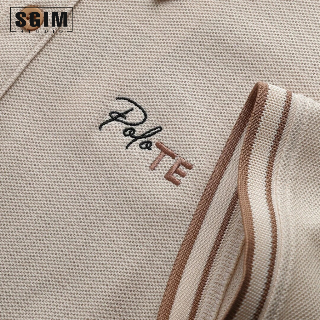 Áo polo TE Sgimstudio cao cấp, Thun cá sấu cotton lục giác mềm mát, co giãn 4 chiều  | Sgimstudio