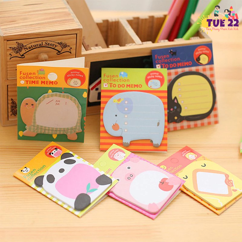 Giấy note  nhiều kiểu mẫu cute đáng yêu