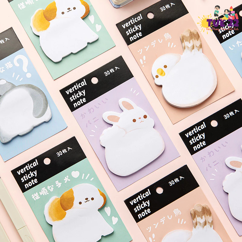 Giấy note  nhiều kiểu mẫu cute đáng yêu