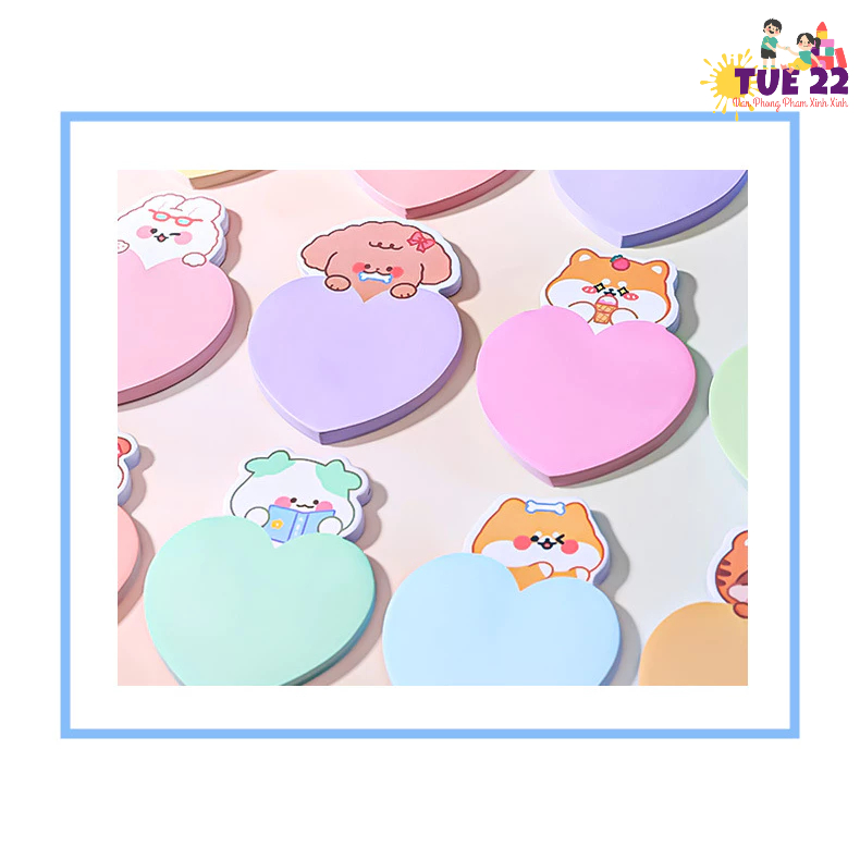 Giấy note  nhiều kiểu mẫu cute đáng yêu
