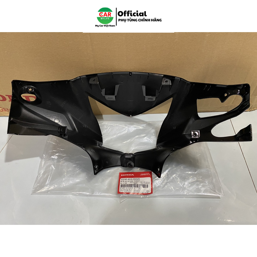 Bộ ốp tay lái trước - nắp trước HONDA RSX110 năm 2014-2015 màu Đen bóng . *NHB25M* 53240K03M00ZE