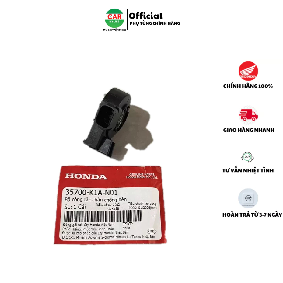 Bộ công tắc chân chống bên HONDA SH, SH MODE, VISION, LEAD125.