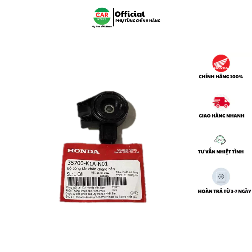 Bộ công tắc chân chống bên HONDA SH, SH MODE, VISION, LEAD125.