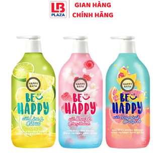 Sữa tắm happy bath 900g (hương lime& citrus, berry & cherry, grape fruit & orange)