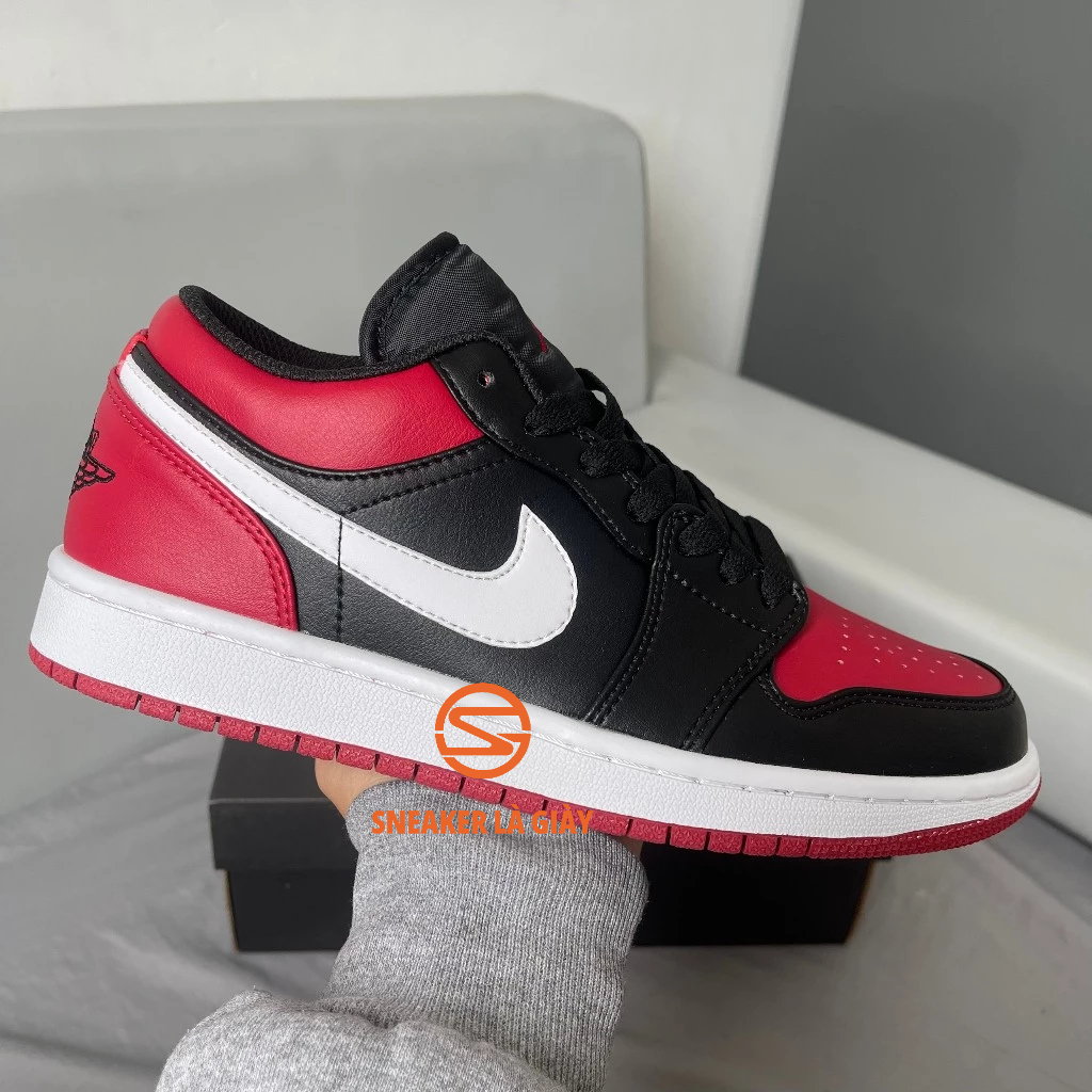 Giày Air Jordan 1 Low ‘Alternate Bred Toe’ 553558-066 - High Quality Fullbox