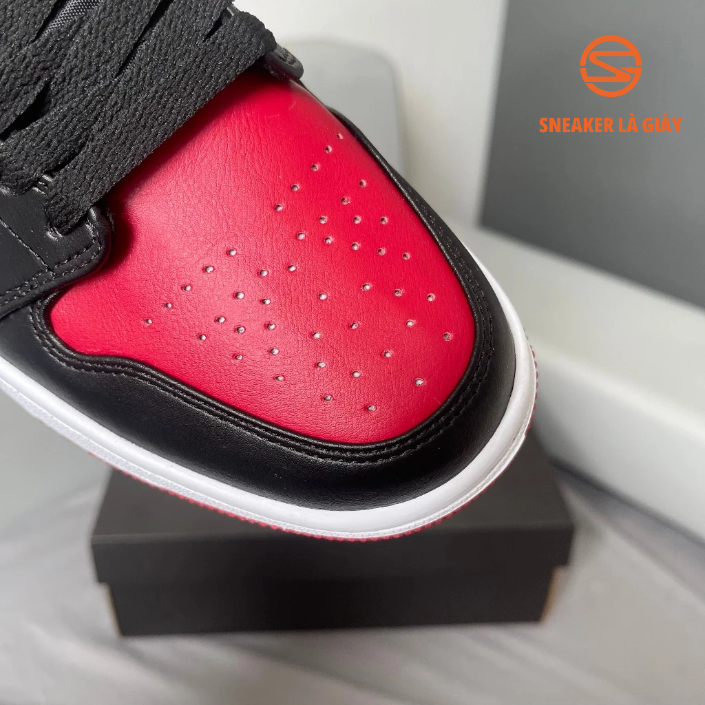 Giày Air Jordan 1 Low ‘Alternate Bred Toe’ 553558-066 - High Quality Fullbox