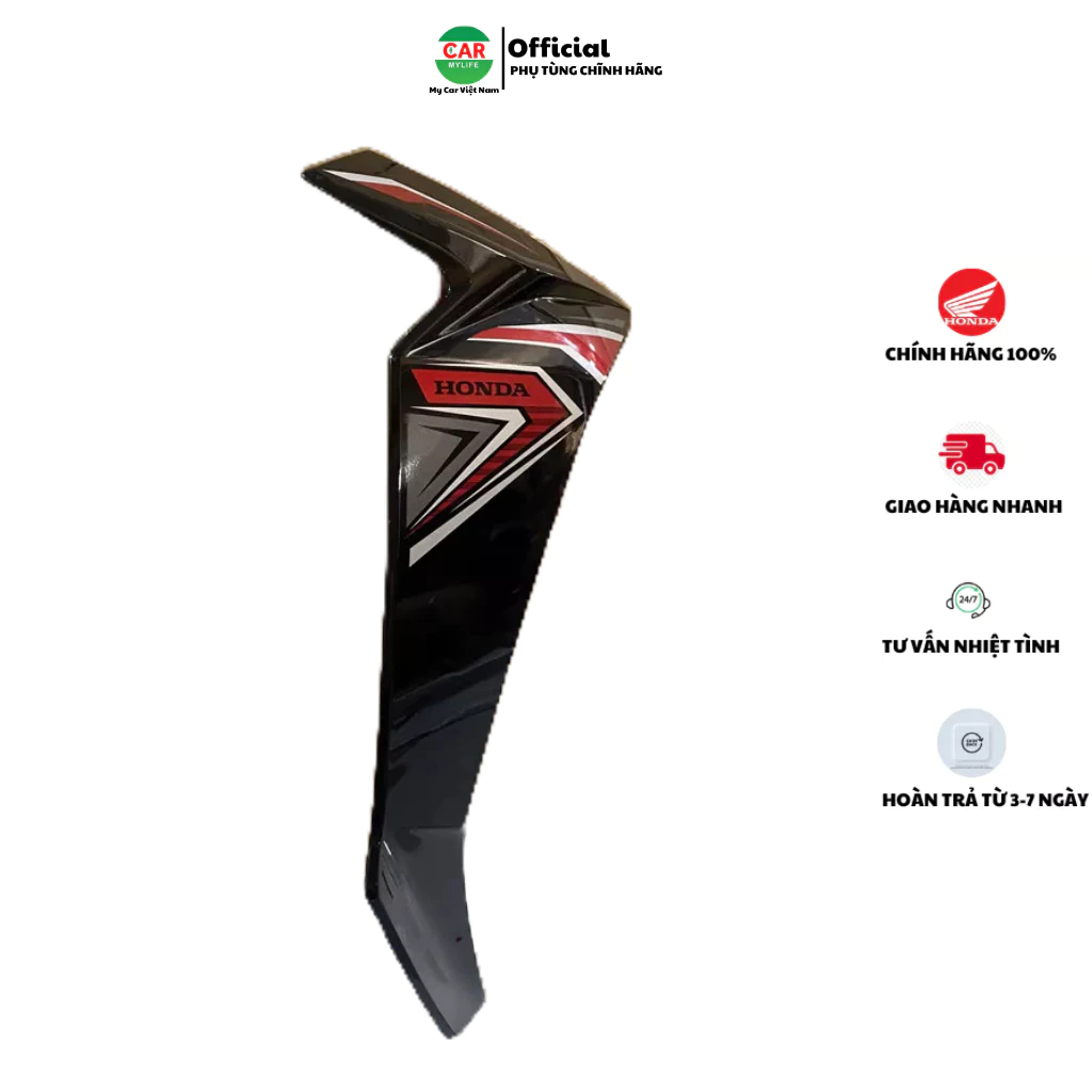 Cánh yếm bên phải - ốp trước phải HONDA BLADE Số năm 2019 màu Đỏ. *R340C* 64750K57A70ZB