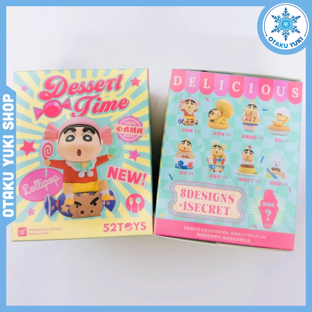 Mô Hình Blind Box Crayon Shinchan Shin Cậu Bé Bút Chì Dessert Time
