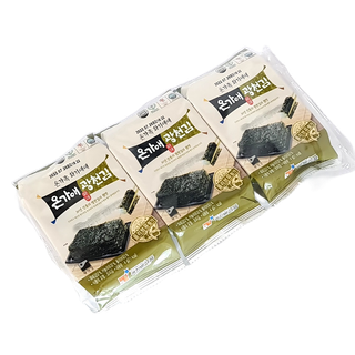 Lá kim/ rong biển ăn liền nhãn hiệu daesang 3 gói * 5gr