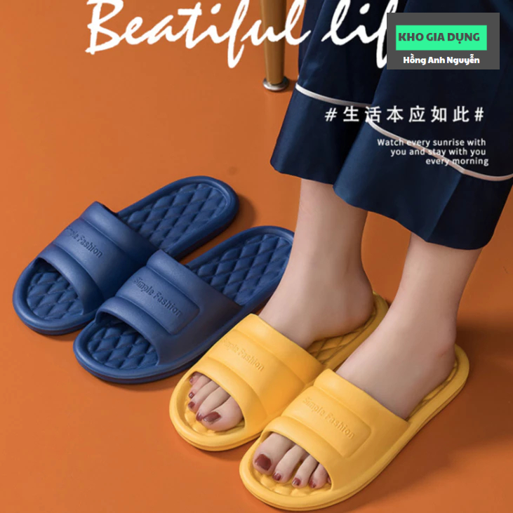 Dép đi trong nhà, văn phòng, khách sạn, spa bằng xốp EVA siêu nhẹ, bền, rẻ