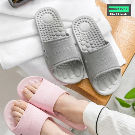 Dép massage bấm huyệt, dép đi trong nhà, phòng tắm chống trơn trượt