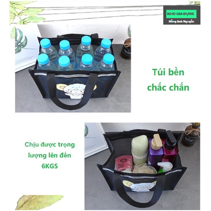 Túi xách bỉm sữa, túi xách đa năng, túi vải đa năng cho mẹ và bé