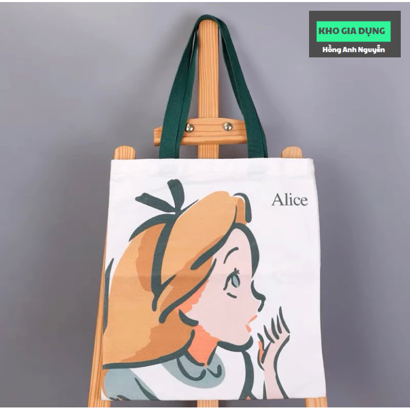 Túi xách vải canvas, TÚI TOTE, nhiều họa tiết dễ thương, phong cách hàn