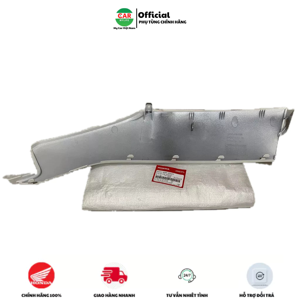 Ốp sàn bên phải - thanh cạnh HONDA SH 125&150 năm 2020-2021-2022-2023 màu Trắng. 64321K0RV00ZD