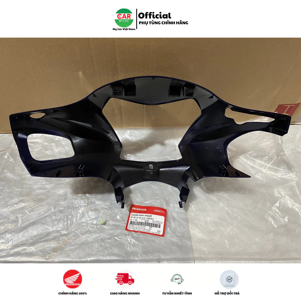 Nắp ốp tay lái trước - bàn thờ HONDA VISION năm 2014-2016-2018-2020 màu Xanh đen. *PB390M* 53200K44V40ZE