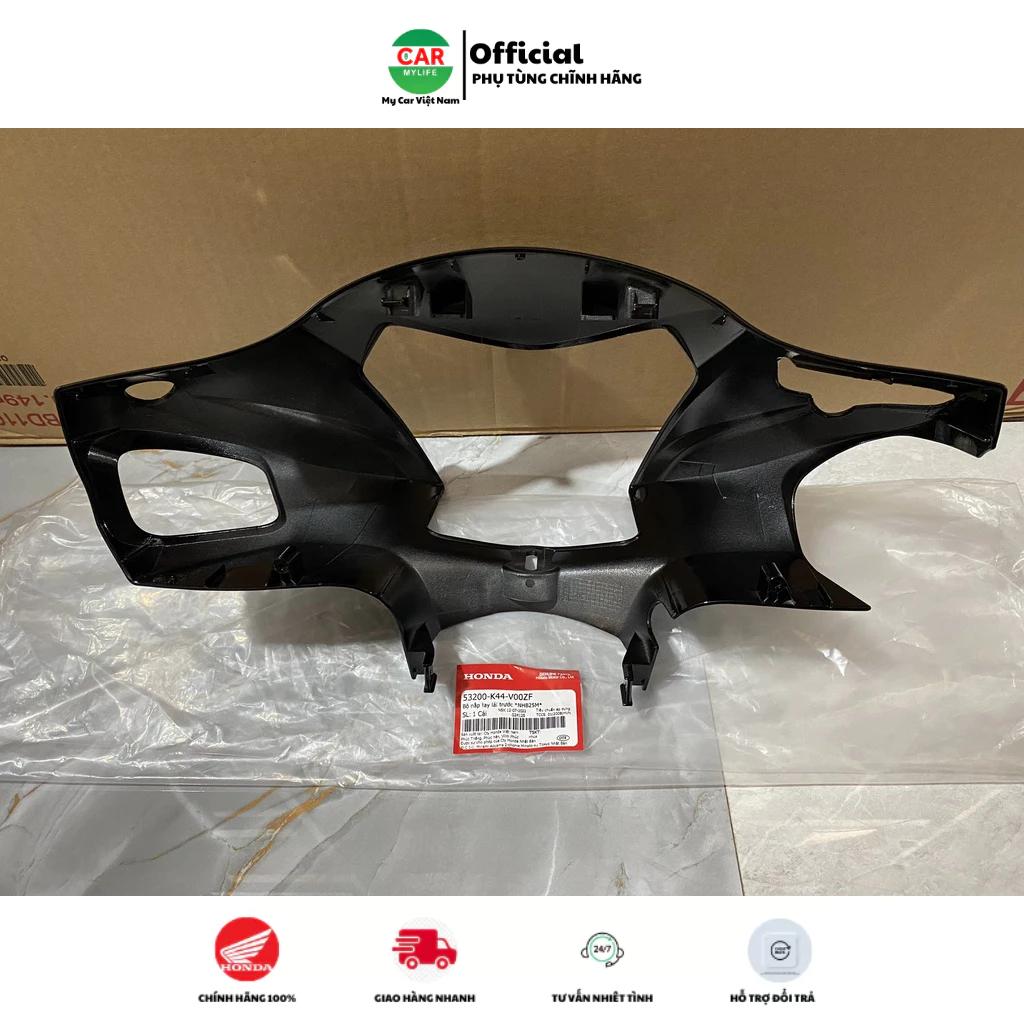 Bộ nắp tay lái trước - bàn thờ HONDA VISION mới màu Đen. *NHB25M* 53200K44V00ZF