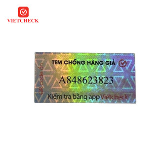 Tem chống hàng giả mã ẩn check app Vietcheck xác thực chính hãng