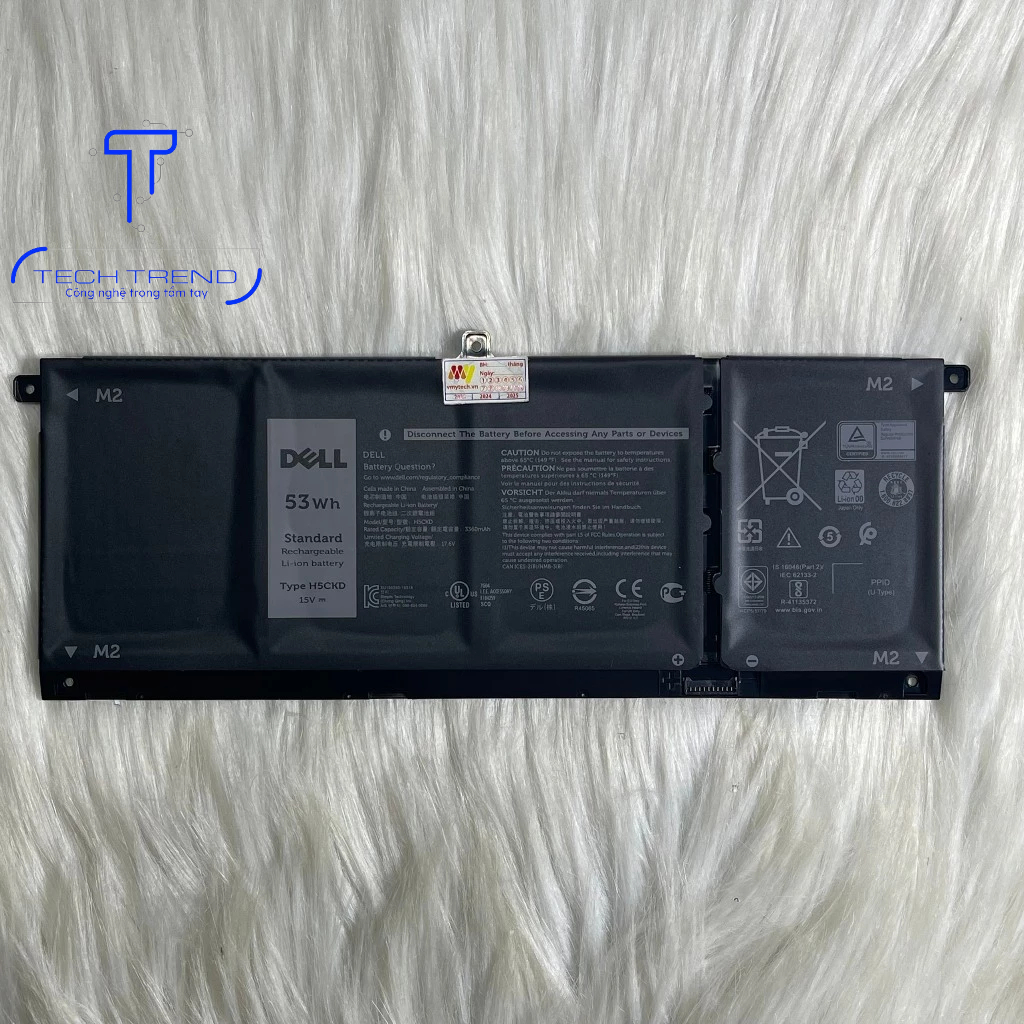 Pin laptop Dell Latitude 3410 3510, Vostro 5300 5401 5402 5501 5502, H5CKD  JK6Y6