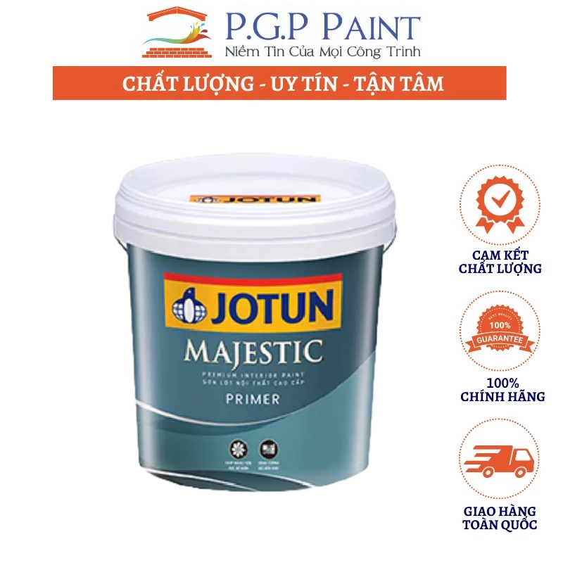 [17L] Sơn Lót Chống Kiềm Nội Thất Cao Cấp Jotun Majestic Primer