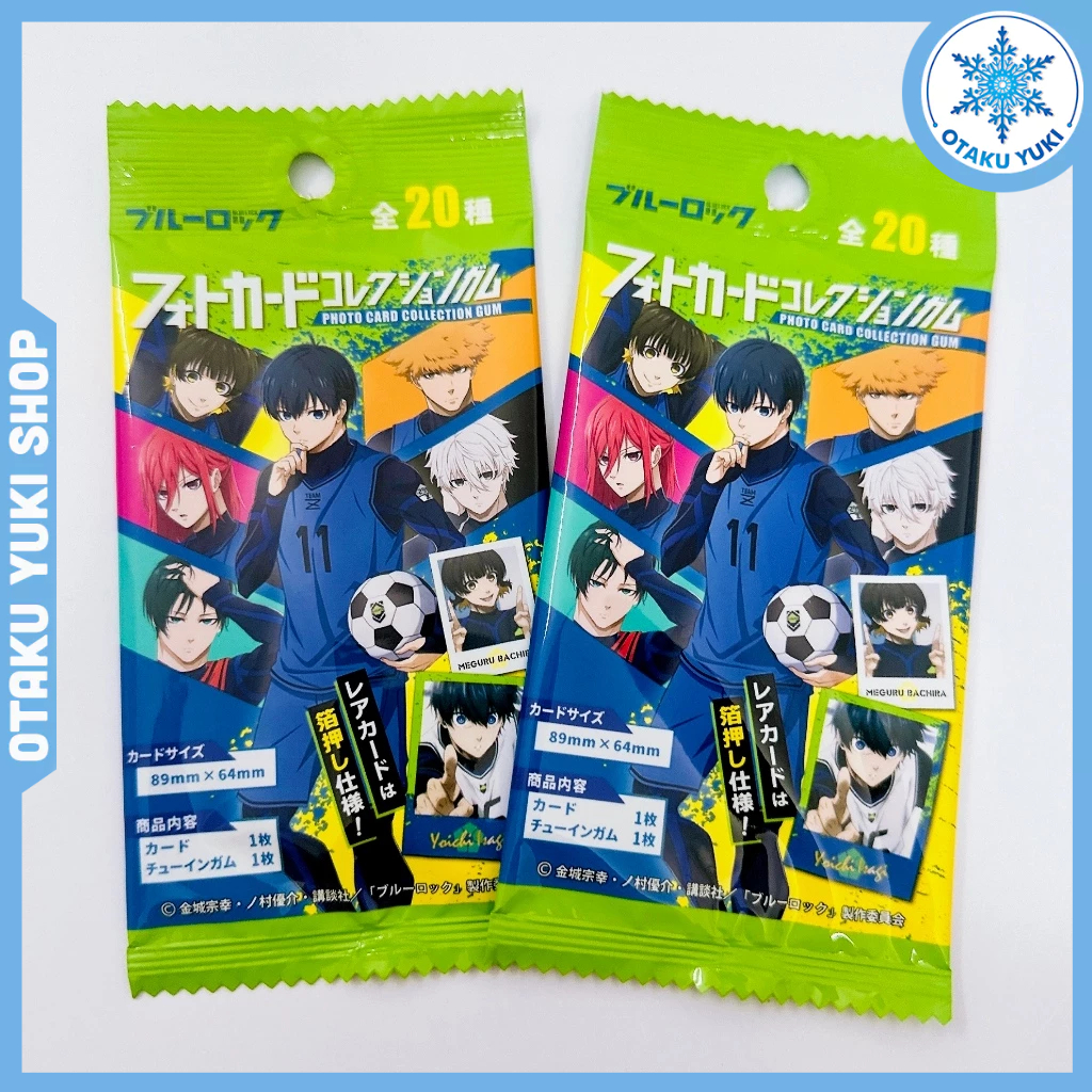 Gói Thẻ Nhân Phẩm Pack Card Blue Lock Photo Card Gum