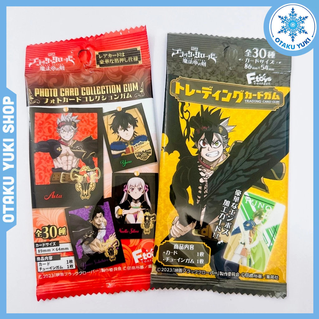 Gói Thẻ Nhân Phẩm Pack Card Black Clover