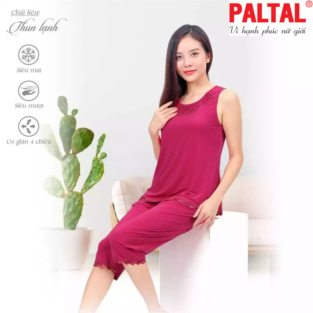 Bộ lửng mặc nhà Paltal 014p 4273 thun lạnh