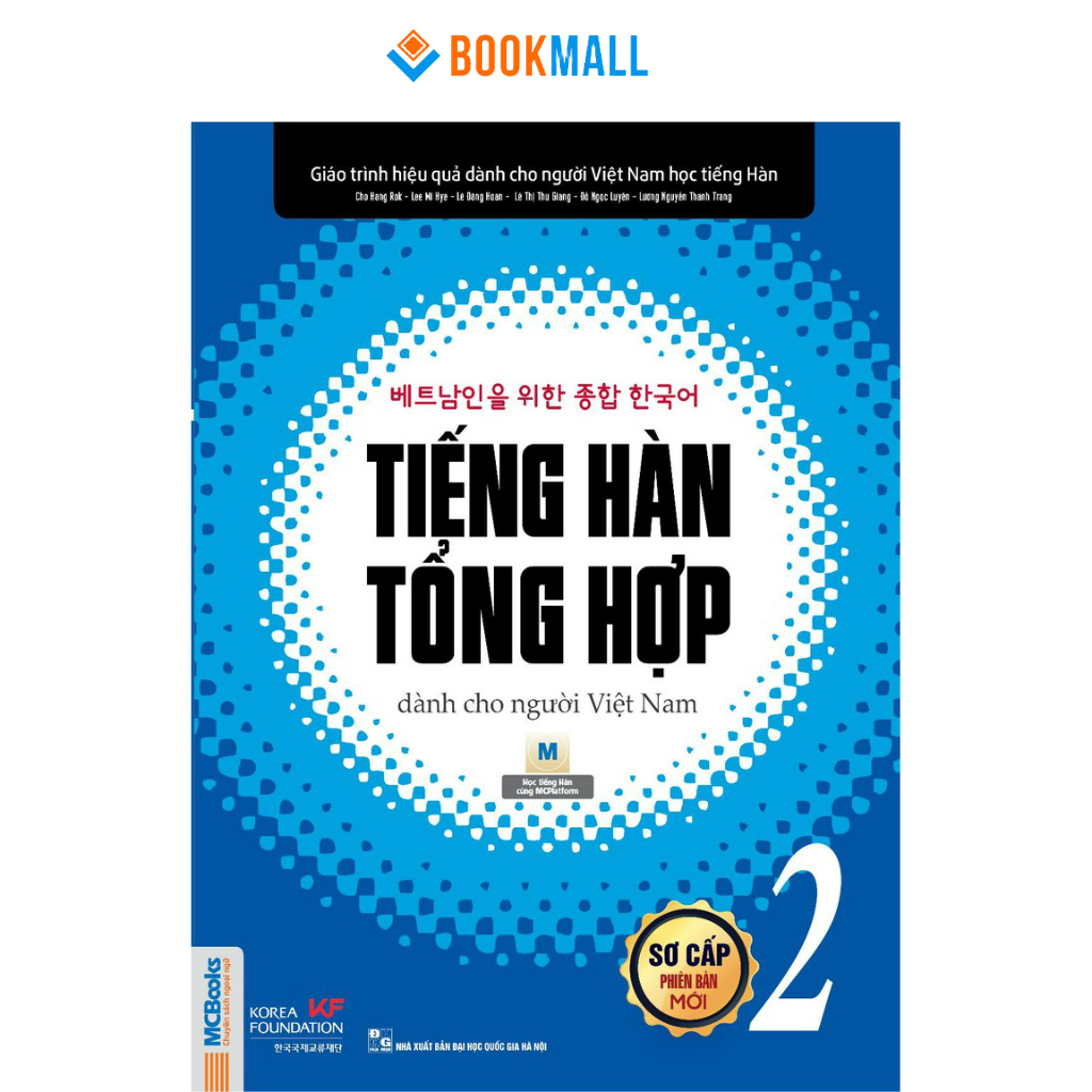 Sách - Giáo trình tiếng hàn tổng hợp sơ cấp 2 dành cho người Việt Nam