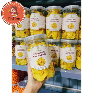 Khoai lang sấy mật ong cô bông - khoai lang sấy mật ong siêu giòn, đậm vị, thơm ngon